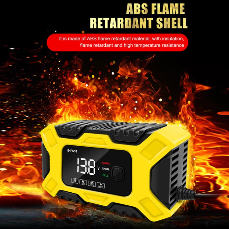 E-FAST 12V Motorcycle Car Battery Charger, EU Plug, US Plug, AU Plug, UK Plug, JPN Plug