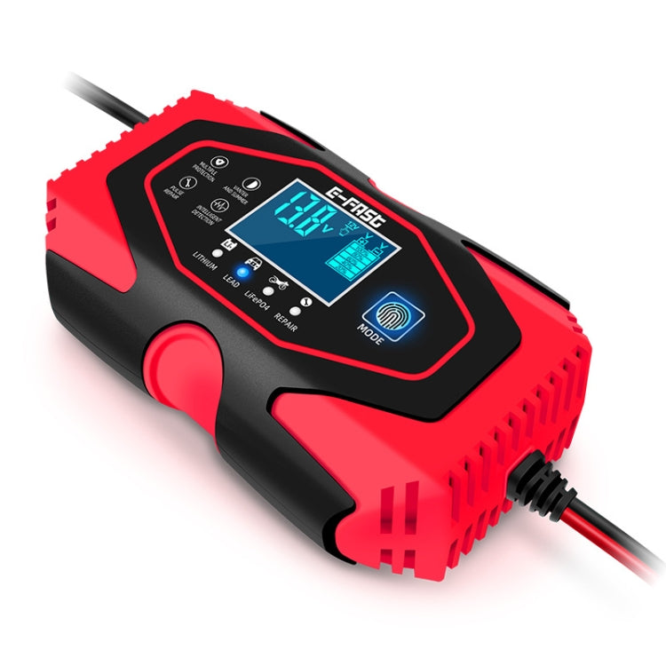 E-FAST 12V/24V Car Battery Motorcycle Lithium Battery Charger, EU Plug, US Plug, AU Plug, UK Plug, JPN Plug