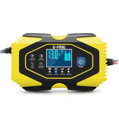 E-FAST Car Battery Charging LED Current Voltage Power Display Charger, EU Plug, US Plug, UK Plug, AU Plug, JPN Plug