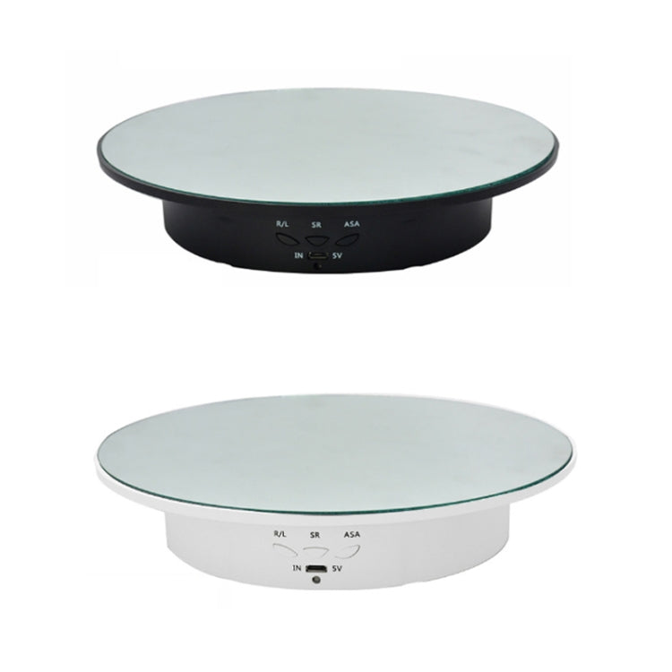 20cm Remote Control Electric Turntable Live Shooting Rotating Display Stand
