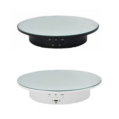 20cm Remote Control Electric Turntable Live Shooting Rotating Display Stand