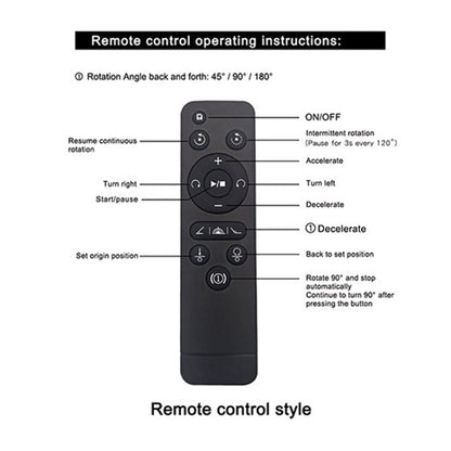 20cm Remote Control Electric Turntable Live Shooting Rotating Display Stand