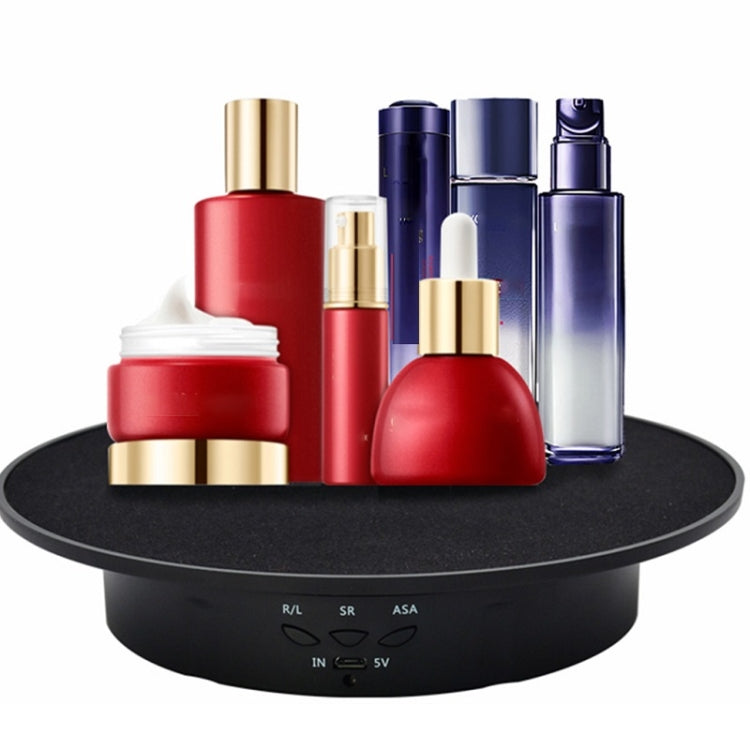 20cm Remote Control Electric Turntable Live Shooting Rotating Display Stand
