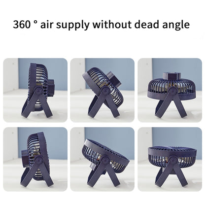 3-in-1 Electric Fan Wall Mounted Desktop Quiet Brushless Turbine Mini Fan, USB Plug, Rechargeable
