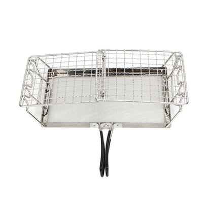 COOLCAMP Outdoor Camping Stainless Steel Bread Rack Foldable Portable BBQ Mesh Rack