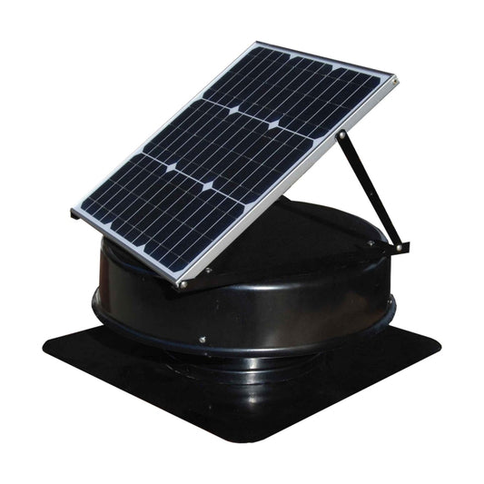 Solar Roof Exhaust Fan Aluminum Alloy Exhaust Switching Fan Negative Pressure Fan, SRVF-320