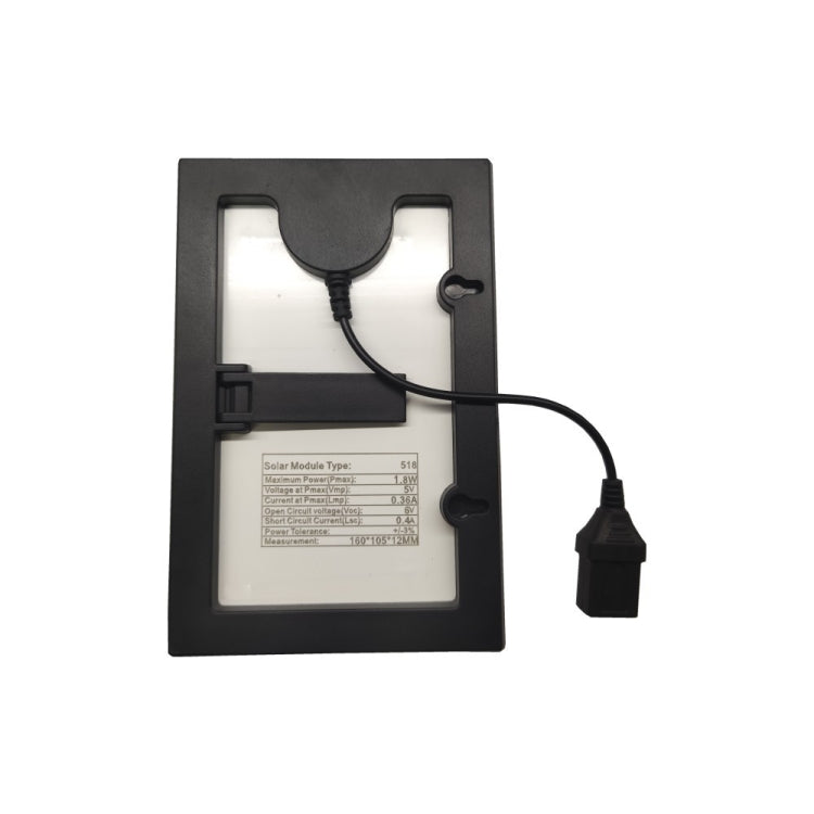 Small Table Lamp Flashlight With USB Female Head 5V/1.8W Solar Panel, Solar Panel