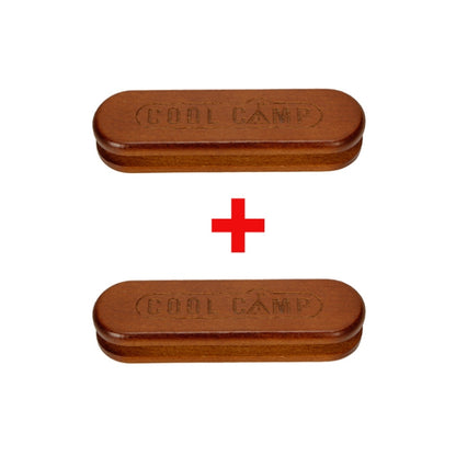 COOL CAMP Solid Wood Handle For Camping BBQ Pan Grill Heat-resistant Lifting Handle