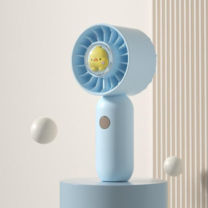 Hand Holds Small Fan Portable Mini Pocket Fan, Pink Duck, Blue Duck, Green Duck, White Duck, Pink Spray Plating Version, Blue Spray Plating Version, Green Spray Plating Version, White Spray Plating Version