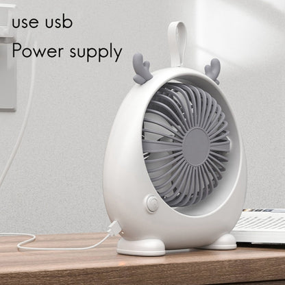 Dormitory Portable Animal Ear Desktop Electric Fan, Charging Version White, Charging Version Pink, Charging Version Green, Directly Inserted Version White, Directly Inserted Version Pink, Directly Inserted Version Green