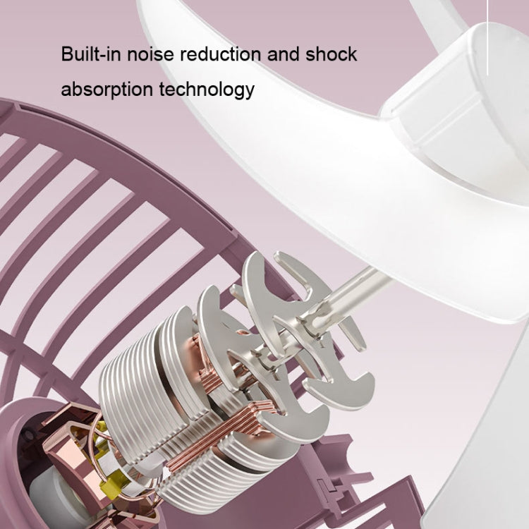 Dormitory Portable Animal Ear Desktop Electric Fan, Charging Version White, Charging Version Pink, Charging Version Green, Directly Inserted Version White, Directly Inserted Version Pink, Directly Inserted Version Green