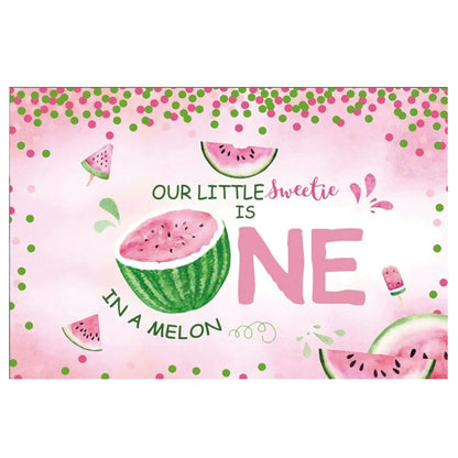 80x120cm Fruit Watermelon Birthday Party Backdrop Photography Decorative Background Props