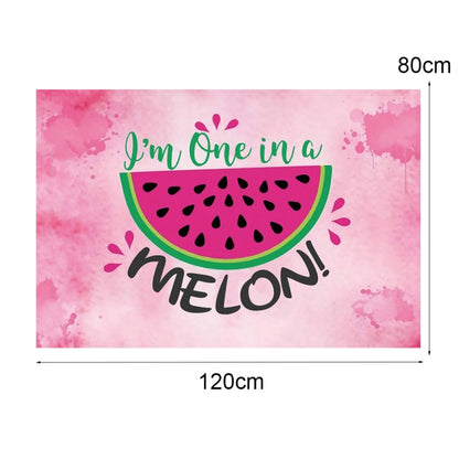 80x120cm Fruit Watermelon Birthday Party Backdrop Photography Decorative Background Props