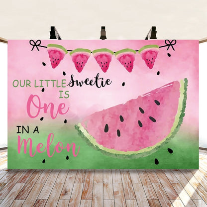 80x120cm Fruit Watermelon Birthday Party Backdrop Photography Decorative Background Props
