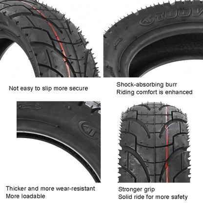 For KUGOO M4 TUOVT 80/65-6.5 10 inch Electric Skateboard Vacuum Explosion-Proof Outer Tire, Highway Tire, Off-road Tire