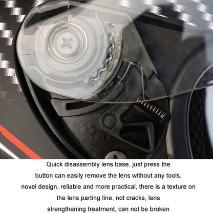 KUQIBAO Motorcycle Smart Bluetooth-compatible Sun Protection Double Lens Safety Helmet, M, L, XL, XXL