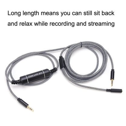 For HD60 S+ Chat Link Pro Mobile Game Projection Cable Voice Party Live Recording Audio Cable, ZS0248 Black
