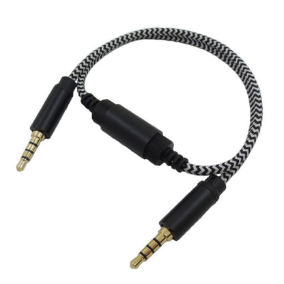 Mobile Phone 3.5mm Sound Card Cable Live Call Version Audio Wire Two-way Inter-recorder Internal Recording Cable, ZS0253 Black