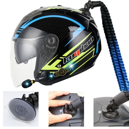 KUQIBAO Motorcycle Bluetooth Headset Double Lens Helmet With Braid, M, L, XL, XXL