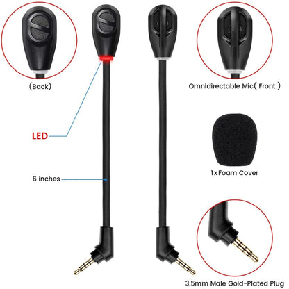 For Kingston / Flight S / Sky Arrow S Gaming Headset Noise Canceling Microphone Headset with Light Microphone, ZS0215