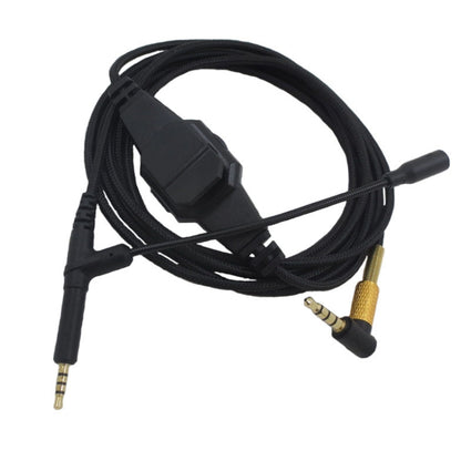 For BOSE 700 / QC25 / QC35 / OE2 3.5mm to 2.5mm Gaming Headset Audio Cable, ZS0213 Black