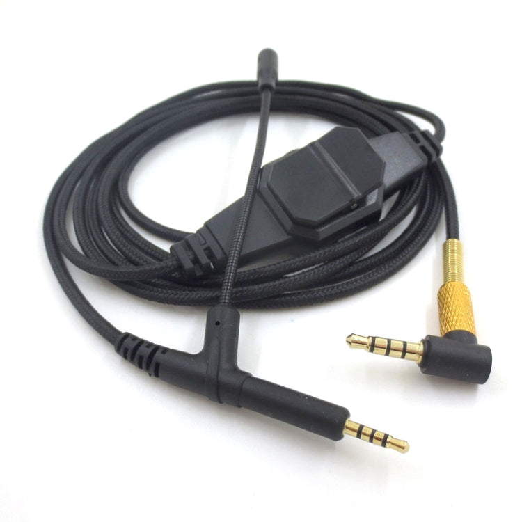 For BOSE 700 / QC25 / QC35 / OE2 3.5mm to 2.5mm Gaming Headset Audio Cable, ZS0213 Black