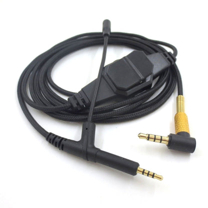 For BOSE 700 / QC25 / QC35 / OE2 3.5mm to 2.5mm Gaming Headset Audio Cable, ZS0213 Black