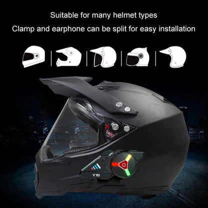 KUQIBAO Motorcycle Helmet Built-in Waterproof Bluetooth-compatible Earphone