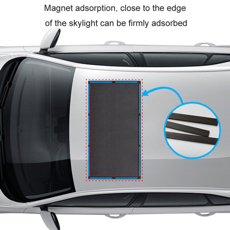 Car Sunroof Magnetic Suction Anti-Mosquito Cover Anti-Mosquito Screen Window, 100x65cm