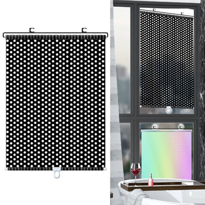 Suction Cup Telescopic Car Sun Protection Blackout Curtain, 40x60cm Mesh Black, 40x60cm Laser Silver, 40x125cm Mesh Black, 40x125cm Laser Silver, 45x125cm Mesh Black, 45x125cm Laser Silver, 50x125cm Mesh Black, 50x125cm Laser Silver, 58x125cm Mesh Blac...
