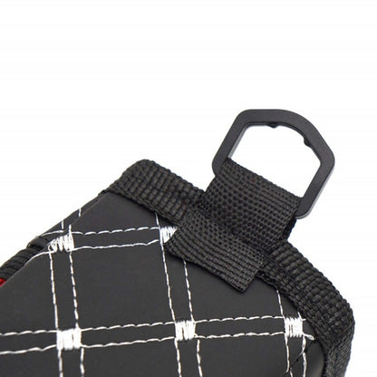 2pcs Car Air Outlet Sundries Storage Bag With Net Pocket