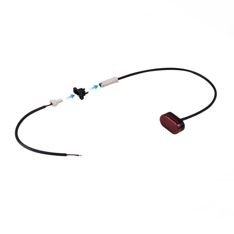 For Xiaomi M365 / PRO Rear Gear Tail Light+Buckle+Battery Connection Line, ail Light+Buckle+Battery Connection Line
