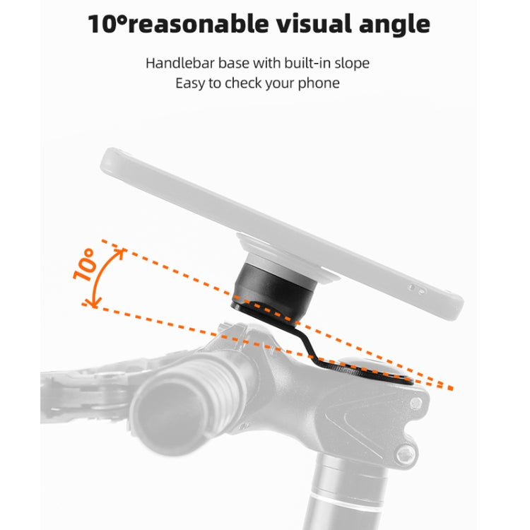 Bike Anti-vibration Silicone Cycling Fixed Mobile Phone Bracket, Strap Style, Handlebar Style