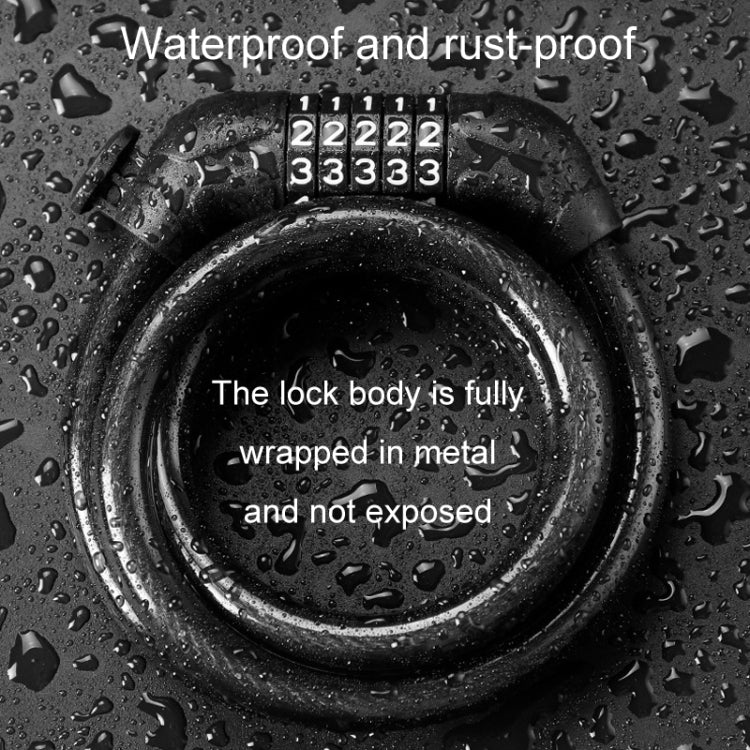 Mountain Bike Riding Anti-theft Key Combination Lock, Upgrade Positioning