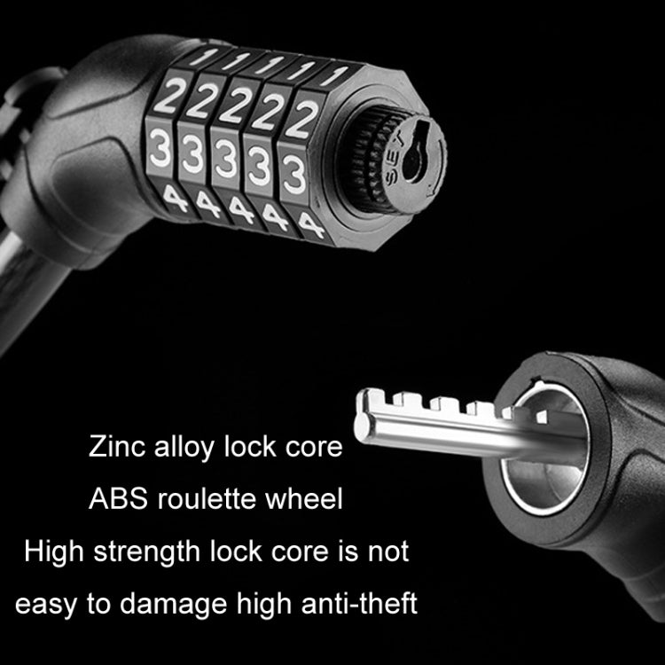 Mountain Bike Riding Anti-theft Key Combination Lock, Upgrade Positioning