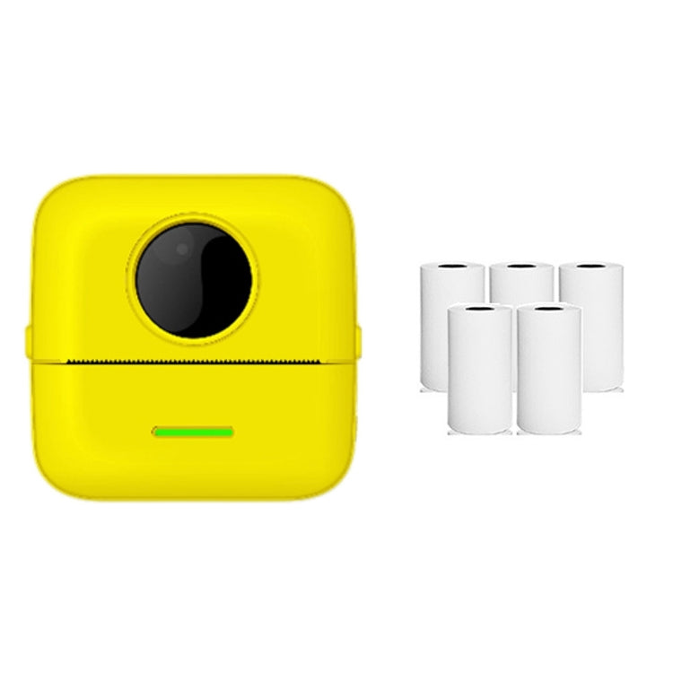 Mini Student Wrong Question Bluetooth Thermal Printer, With 5 Rolls White Paper, With 3 Rolls Color Paper