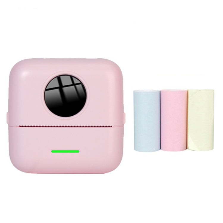 Mini Student Wrong Question Bluetooth Thermal Printer, With 5 Rolls White Paper, With 3 Rolls Color Paper