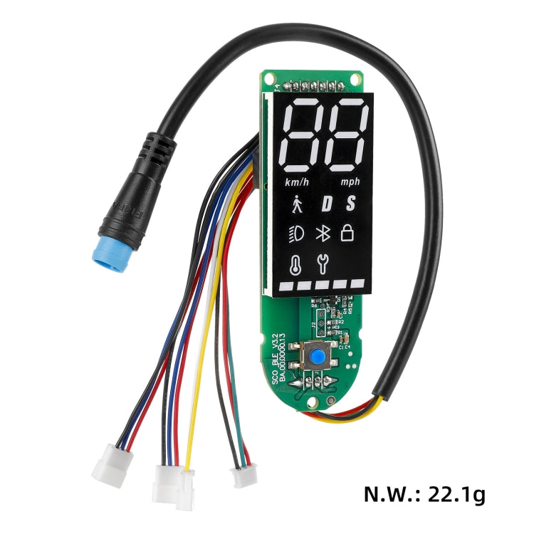 For Xiaomi Electric Scooter Pro/Pro 2/1S Four-Wire Double Brake Bluetooth Board Set, Only Board, With Switch Panel