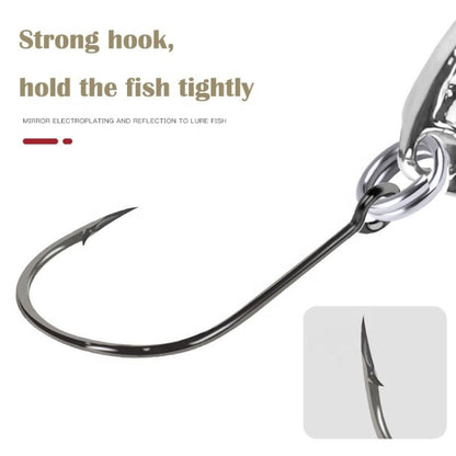 Single Hook Spoon Type Horse Mouth Melon Sequins False Lures Fishing Lures, 10pcs 5g, 10pcs 3.5g, 10pcs 2.5g, 10pcs 2g Mesh, 10pcs 2g Butterfly