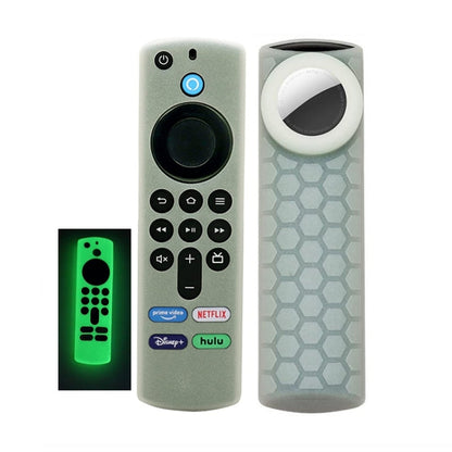 2pcs Remote Control Case For Amazon Fire TV Stick 2021 ALEXA 3rd Gen With Airtag Holder