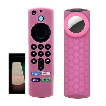 2pcs Remote Control Case For Amazon Fire TV Stick 2021 ALEXA 3rd Gen With Airtag Holder