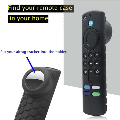 2pcs Remote Control Case For Amazon Fire TV Stick 2021 ALEXA 3rd Gen With Airtag Holder