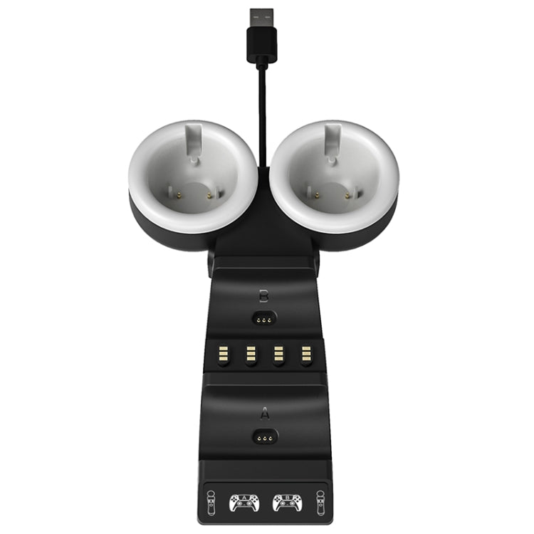 Iplay HBP-301 For PS5 / PS VR MOVE Controller Handle Dual Seat Charger 4 In 1 Charger, HBP-301