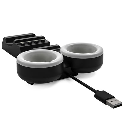 Iplay HBP-301 For PS5 / PS VR MOVE Controller Handle Dual Seat Charger 4 In 1 Charger, HBP-301