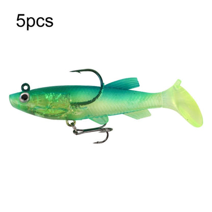 5pcs Roadrunner Soft Lures Leadheads Luminous Lures, Red White T Tail, Pink  T Tail, Blue  T Tail, Green  T Tail, Yellow  T Tail, White T Tail, Black T tail, Red Luminous Reel Tail, Blue Reel Tail, Green Reel Tail, Pink Reel Tail, Red Reel Tail...