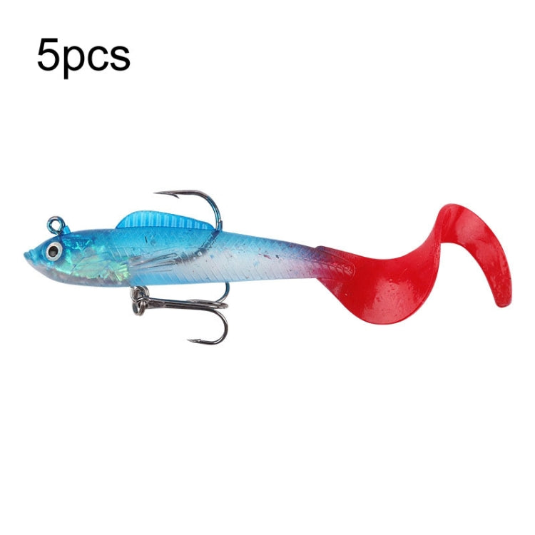 5pcs Roadrunner Soft Lures Leadheads Luminous Lures, Red White T Tail, Pink  T Tail, Blue  T Tail, Green  T Tail, Yellow  T Tail, White T Tail, Black T tail, Red Luminous Reel Tail, Blue Reel Tail, Green Reel Tail, Pink Reel Tail, Red Reel Tail...