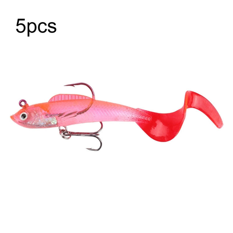 5pcs Roadrunner Soft Lures Leadheads Luminous Lures, Red White T Tail, Pink  T Tail, Blue  T Tail, Green  T Tail, Yellow  T Tail, White T Tail, Black T tail, Red Luminous Reel Tail, Blue Reel Tail, Green Reel Tail, Pink Reel Tail, Red Reel Tail...