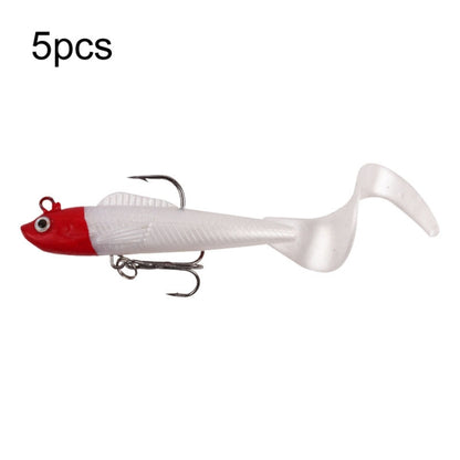 5pcs Roadrunner Soft Lures Leadheads Luminous Lures, Red White T Tail, Pink  T Tail, Blue  T Tail, Green  T Tail, Yellow  T Tail, White T Tail, Black T tail, Red Luminous Reel Tail, Blue Reel Tail, Green Reel Tail, Pink Reel Tail, Red Reel Tail...
