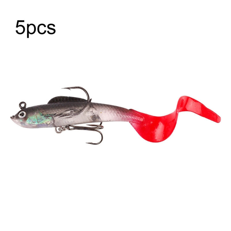 5pcs Roadrunner Soft Lures Leadheads Luminous Lures, Red White T Tail, Pink  T Tail, Blue  T Tail, Green  T Tail, Yellow  T Tail, White T Tail, Black T tail, Red Luminous Reel Tail, Blue Reel Tail, Green Reel Tail, Pink Reel Tail, Red Reel Tail...