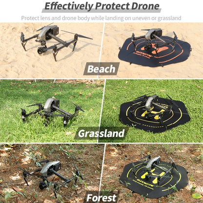 Sunnylife TJP10 110cm Hexagonal Double-Sided Folding With Ground Spikes Drone Universal Apron, 110cm